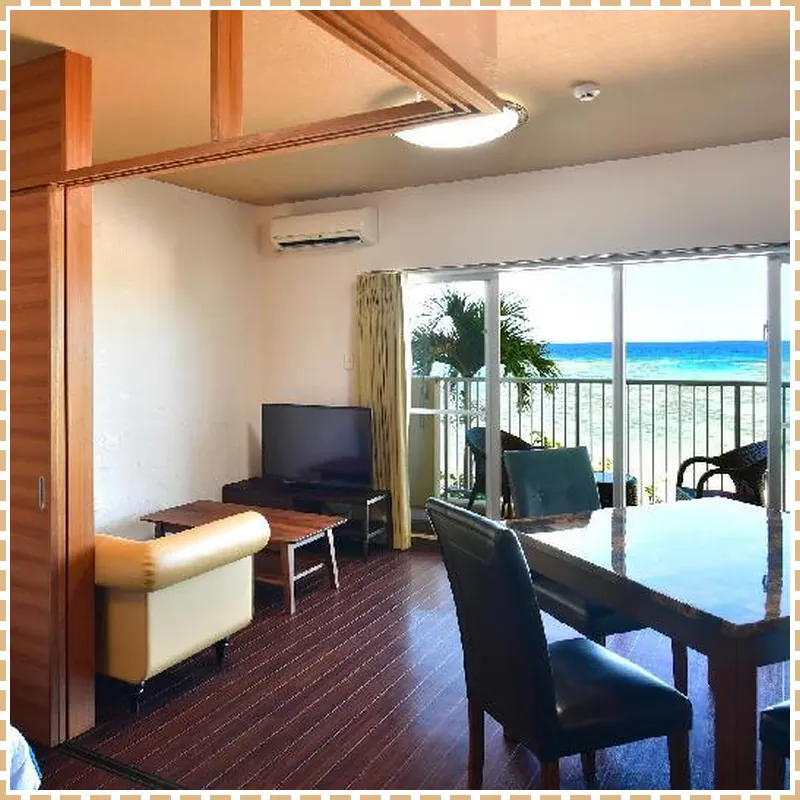 Churaumi On The Beach Motobu hotel room