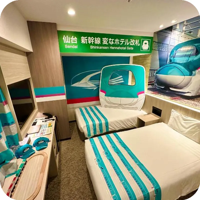 Henn na Hotel Premier Sendai Kokubuncho hotel room