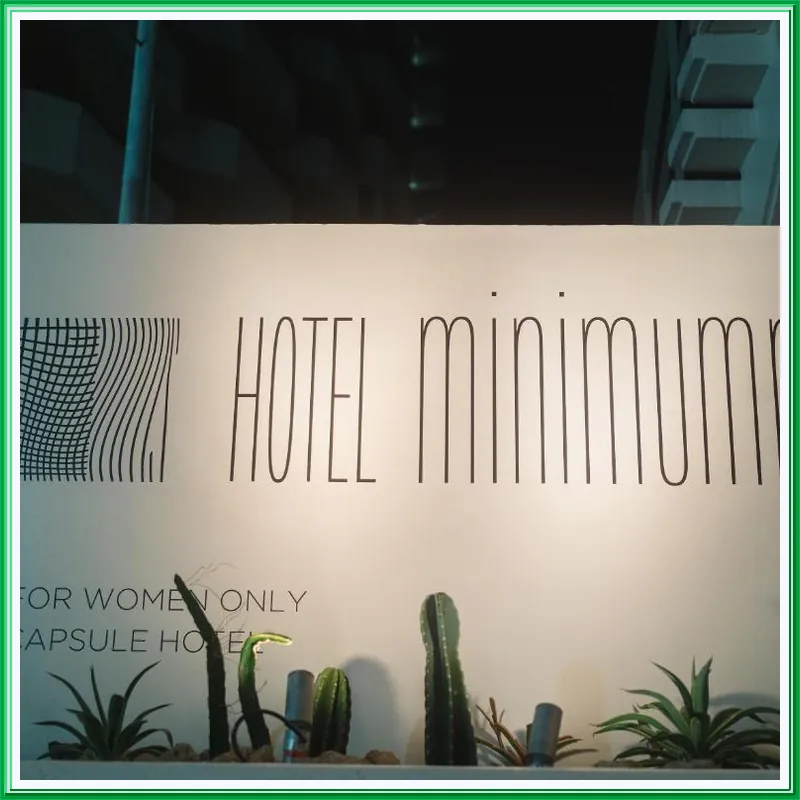 HOTEL minimumms Women-only capsule hotel 호텔 이미지