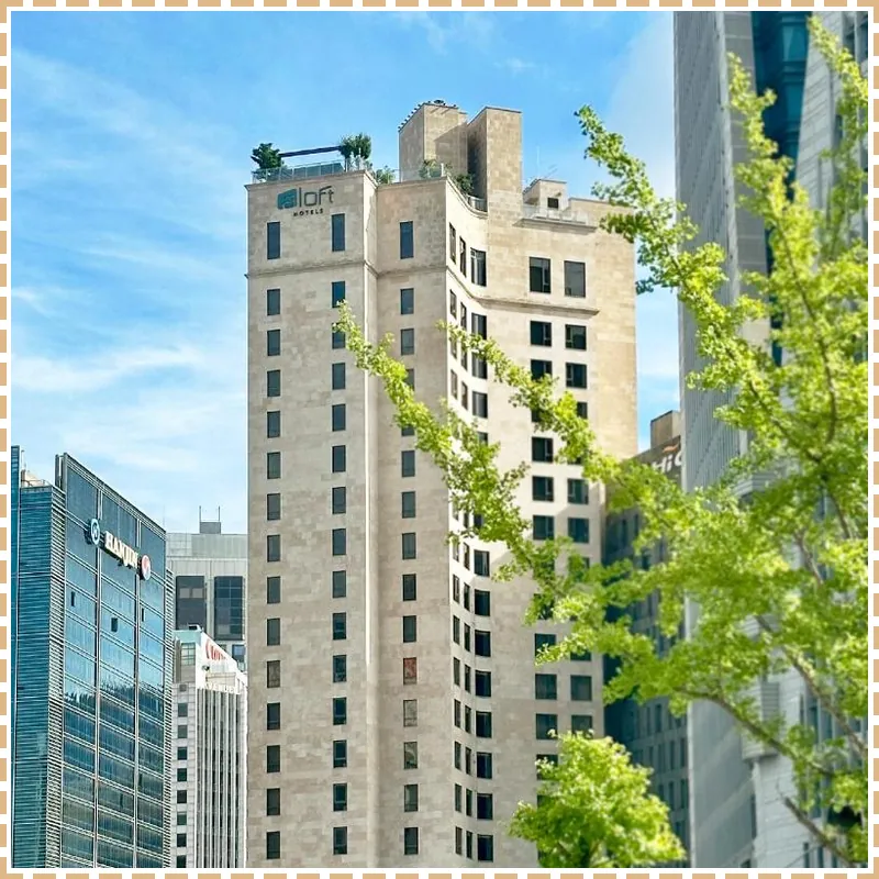 Aloft Seoul Myeongdong hotel view