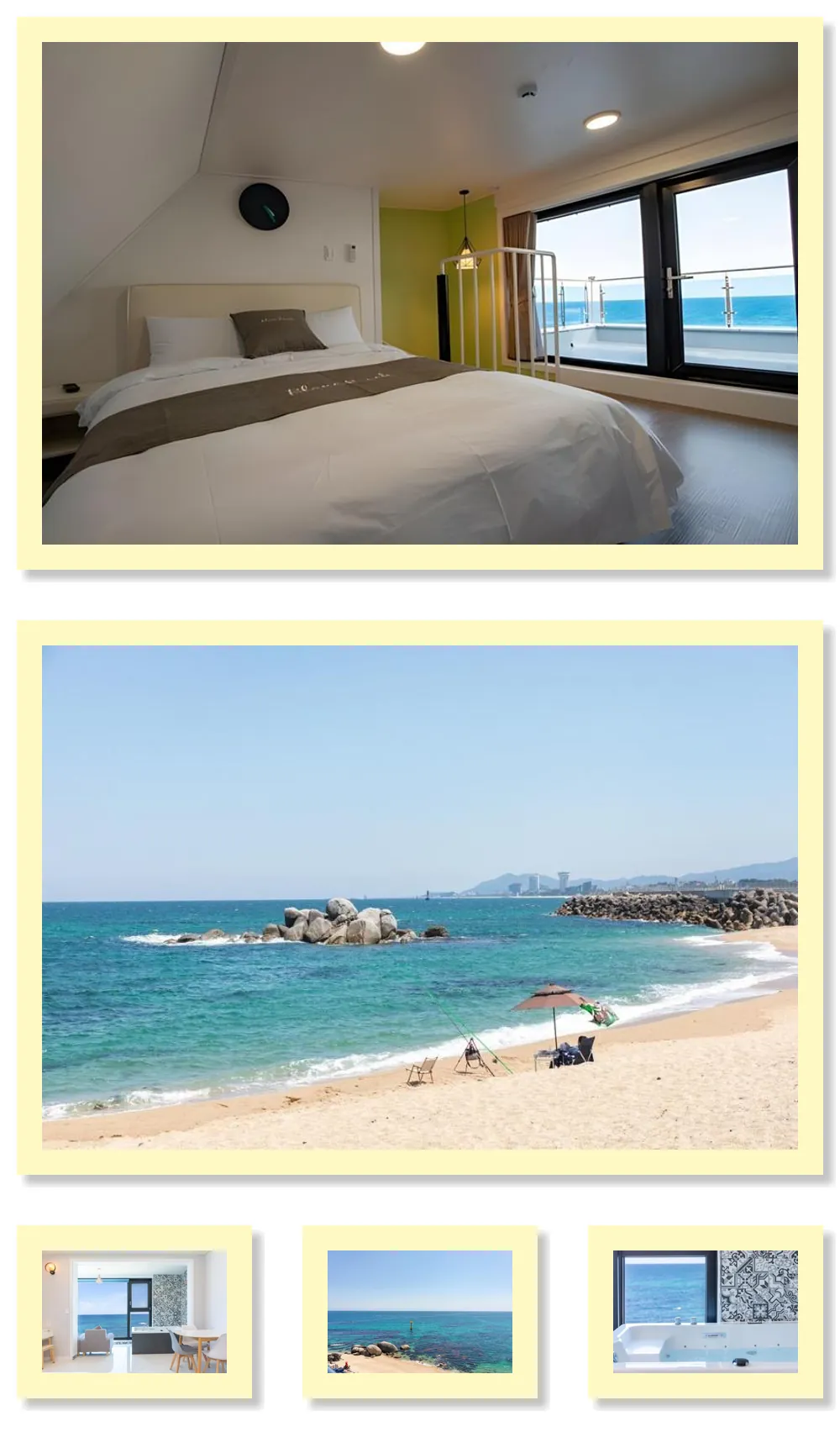 Gangneung Blanc Beach Pension hotel main view