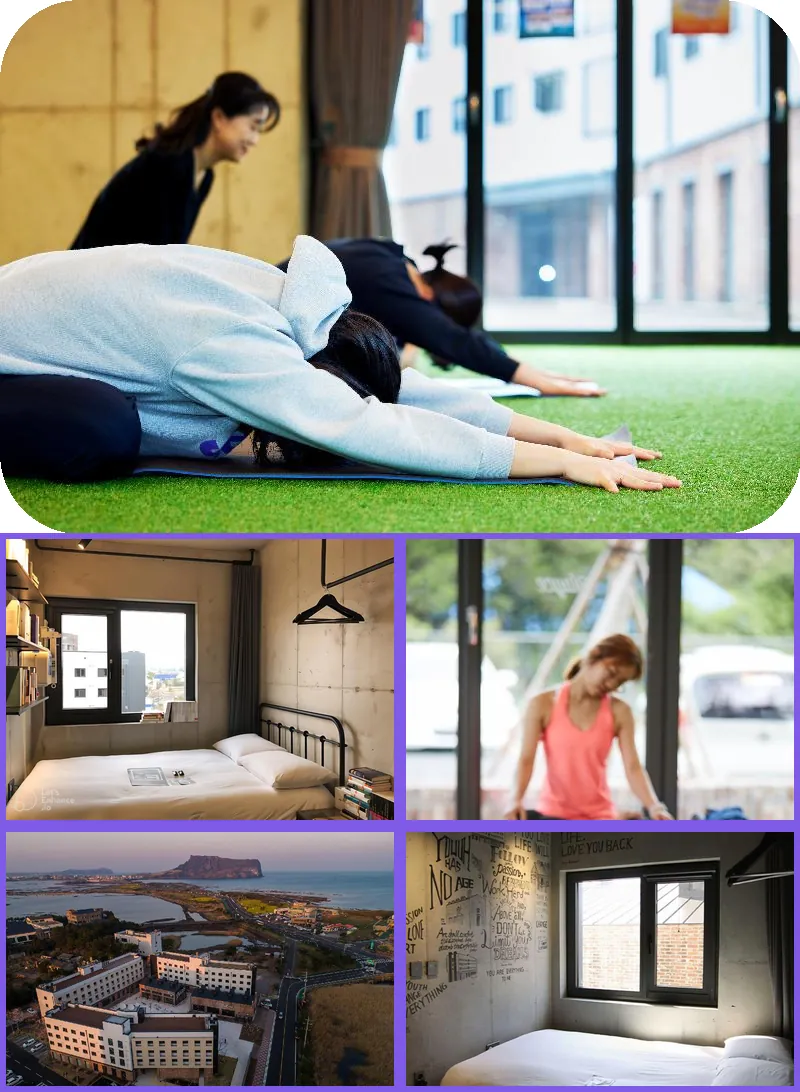 Playce Camp Jeju hotel main view