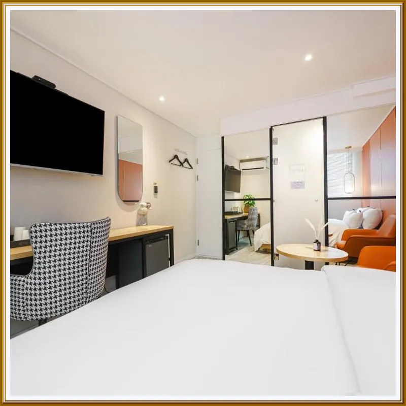 Number 25 Hotel Dongam Station Branch hotel room