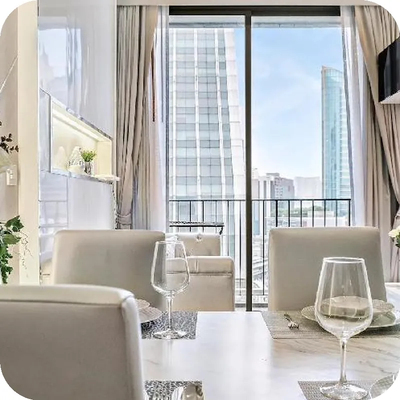 Luxury beautiful 1 bed apt,3-min walk to sky train 호텔 이미지