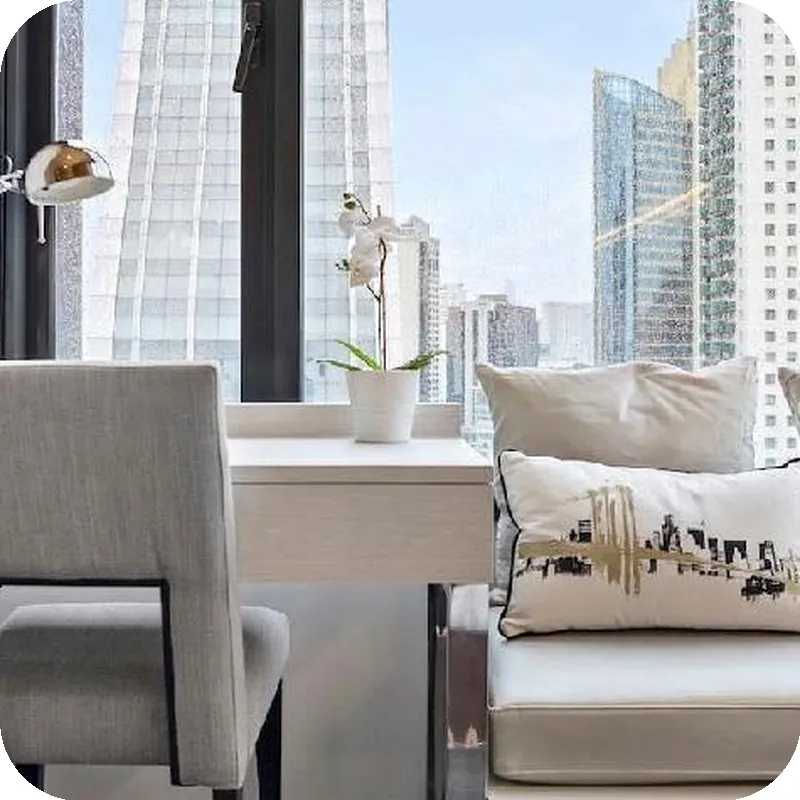 Luxury beautiful 1 bed apt,3-min walk to sky train 호텔 내부 이미지