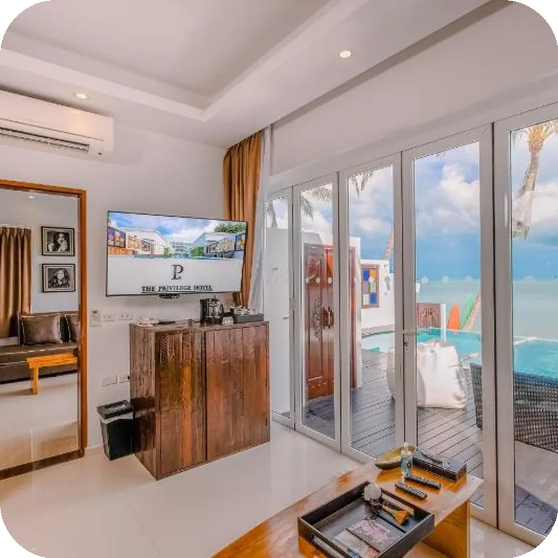 The Privilege Hotel Ezra Beach Club hotel view