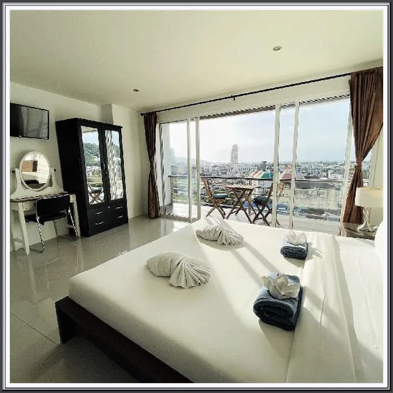Seaview Studio at Ocean View Treasure in Patong D4 호텔 내부 이미지