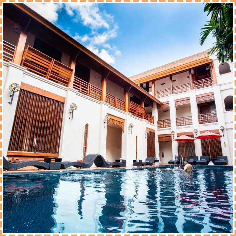 Phra Singh Village hotel view