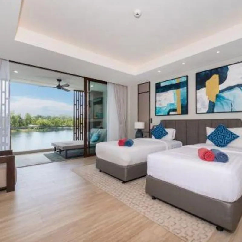 Luxury 2BR Jacuzzi Pool Suite Lakeside Angsana Laguna 호텔 내부 이미지
