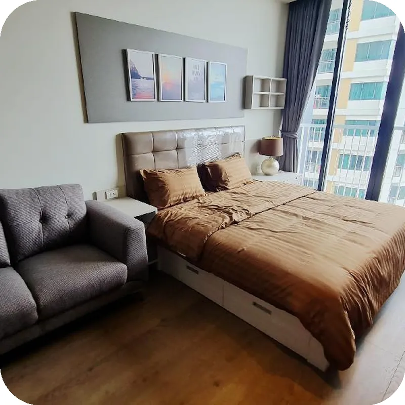 Rooftop pool gym, luxury cozy studio 934 @Phromphong 호텔 내부 이미지