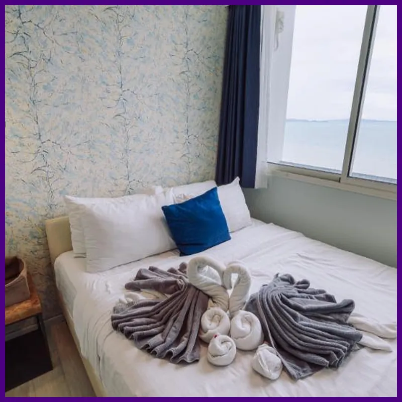 Penthouse Seaview 3 BR 120 Sqm @ Veranda Residence hotel room