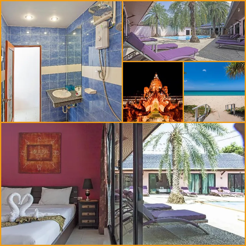 Sugar Palms Resort 9BR w/ Pool 100m to Beach 호텔 기타 이미지