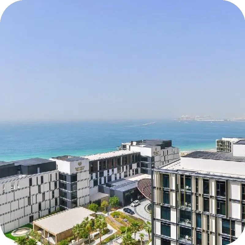 Premium 2+1 BR condo in the ♥ of Bluewaters Island 호텔 이미지