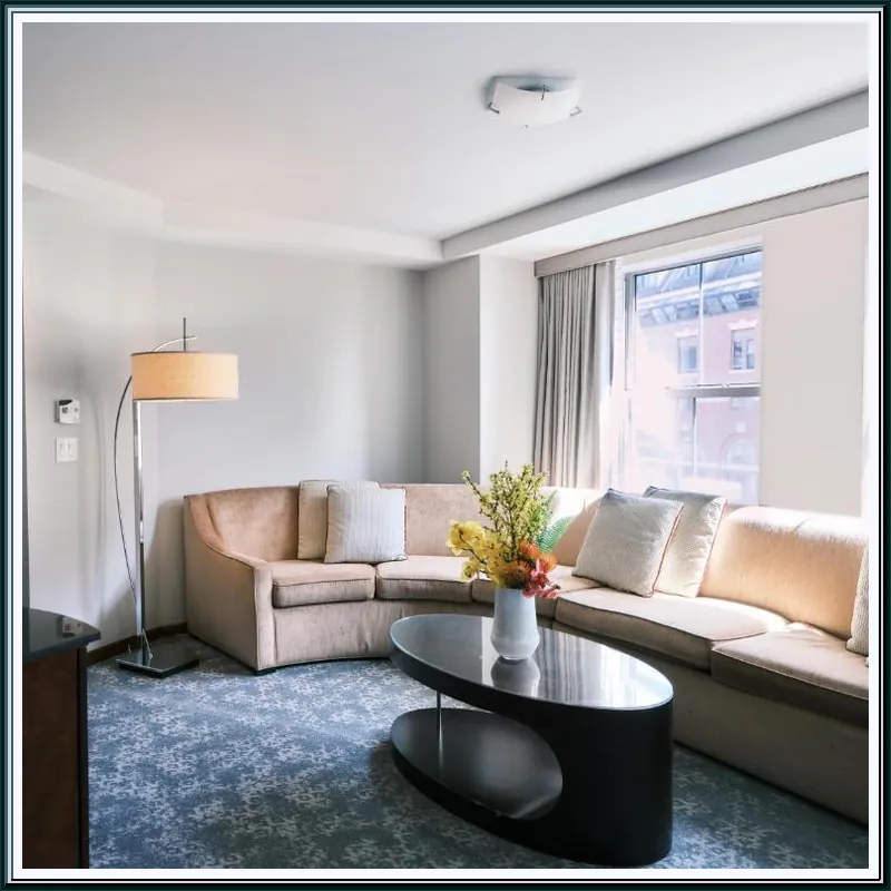 Battery Wharf Hotel, Boston Waterfront hotel room