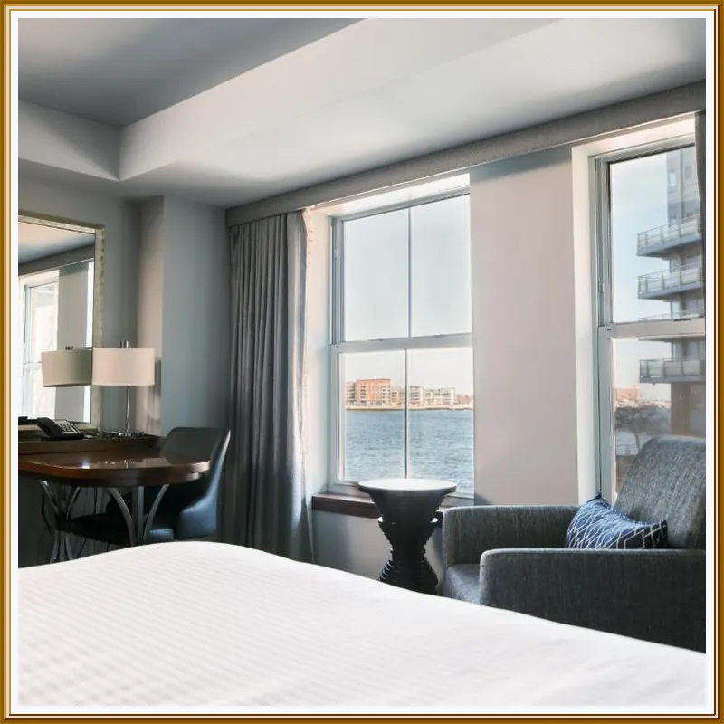 Battery Wharf Hotel, Boston Waterfront hotel view
