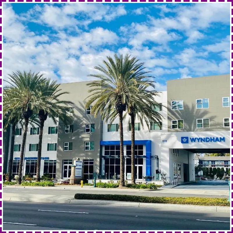 Wyndham Anaheim hotel view