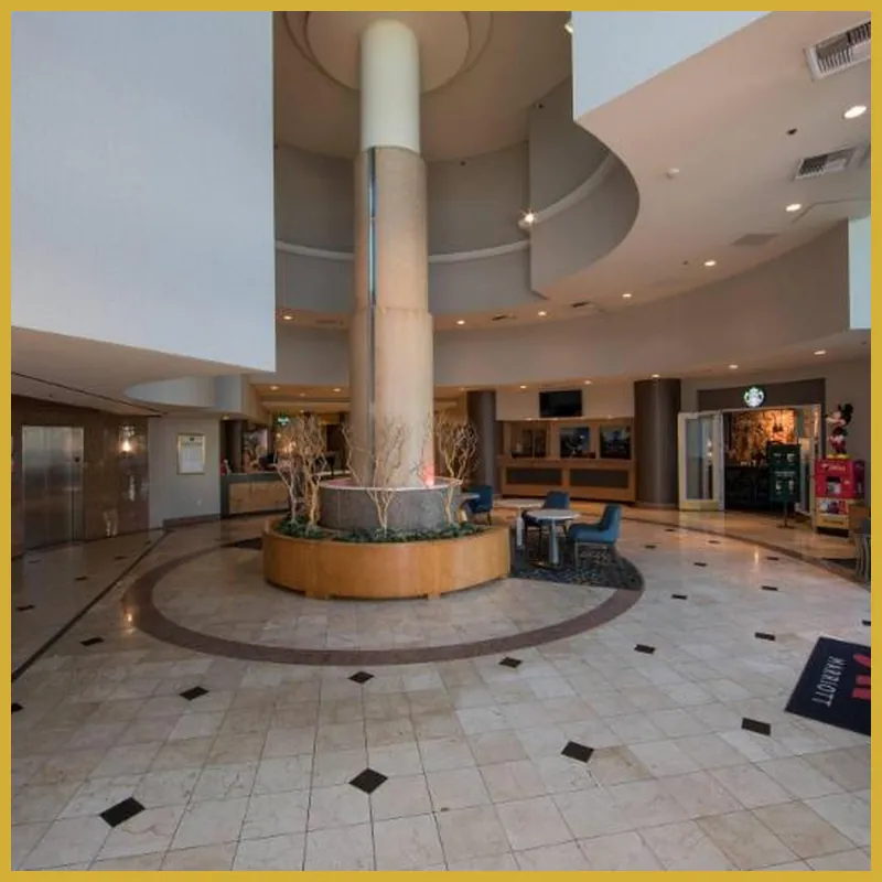 Anaheim Marriott Suites hotel view