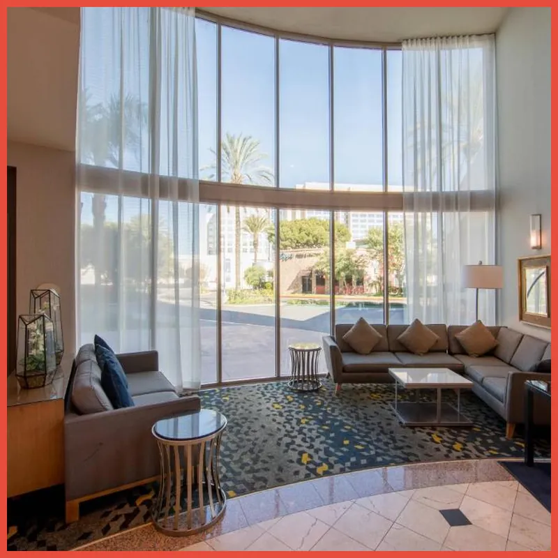 Anaheim Marriott Suites hotel view