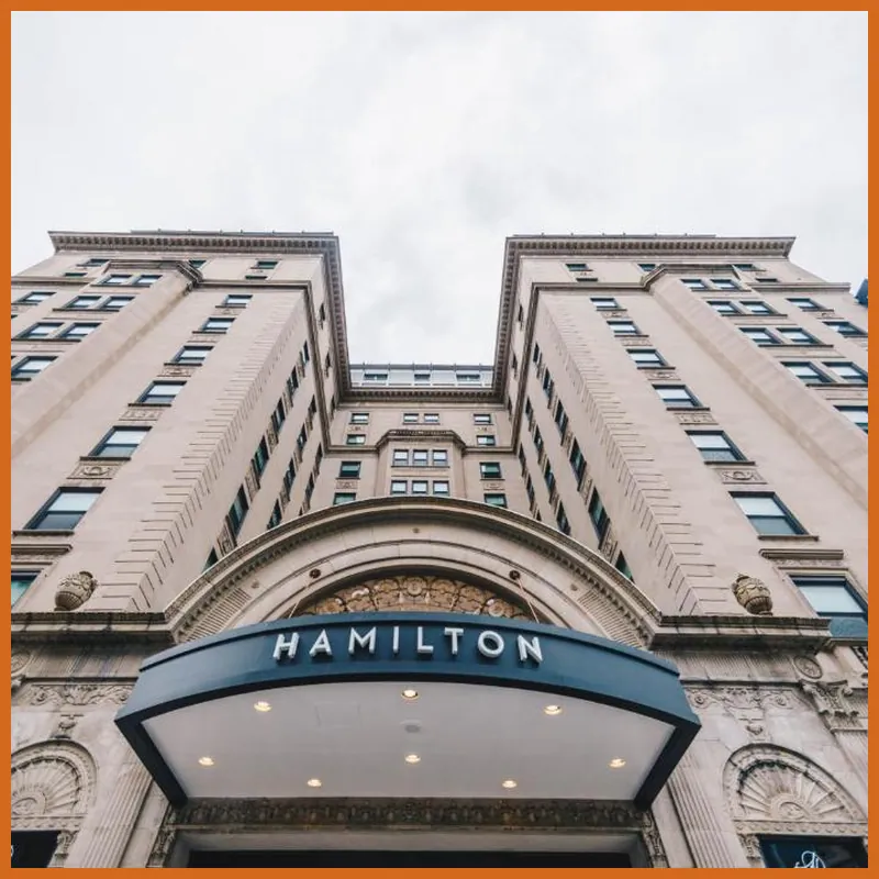Hamilton Hotel Washington DC hotel view