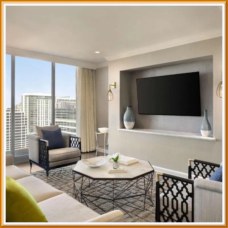 Fairmont Dallas hotel room