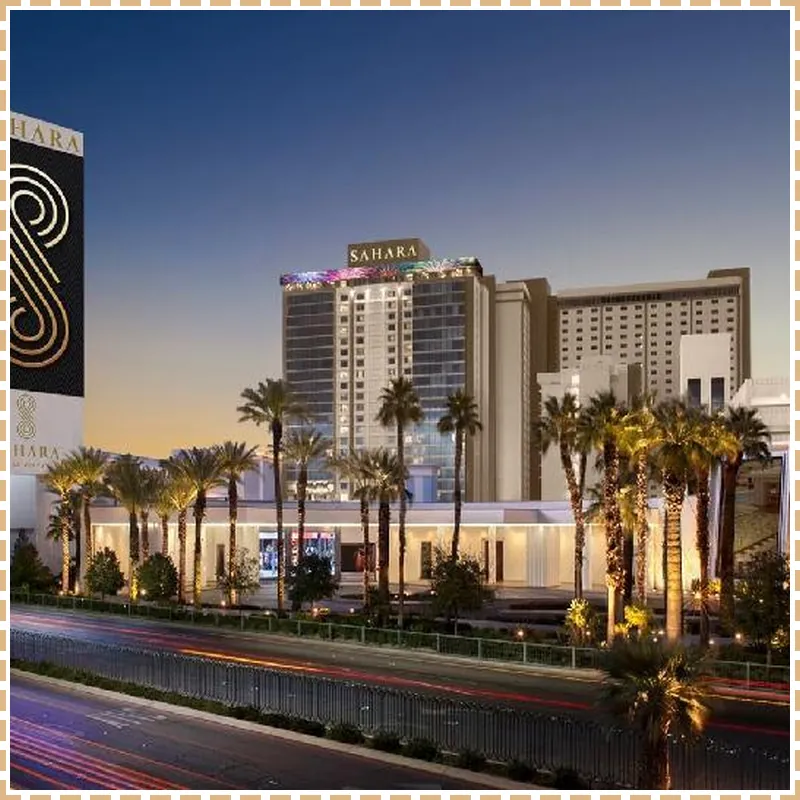 SAHARA Las Vegas hotel view