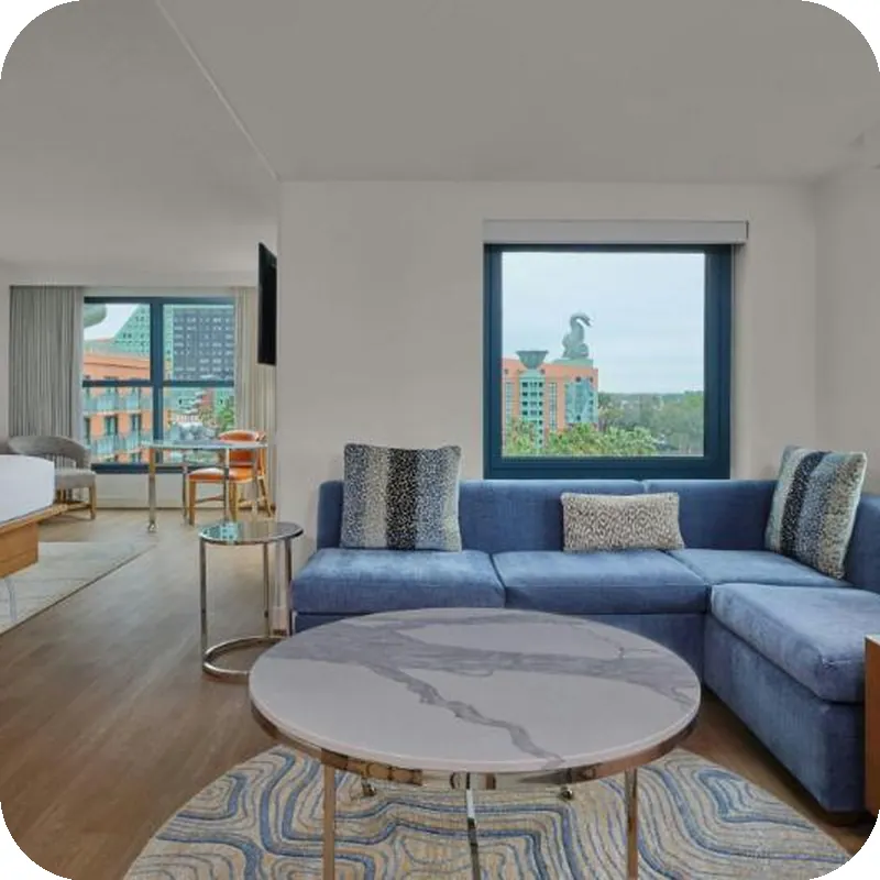 Walt Disney World Swan hotel room