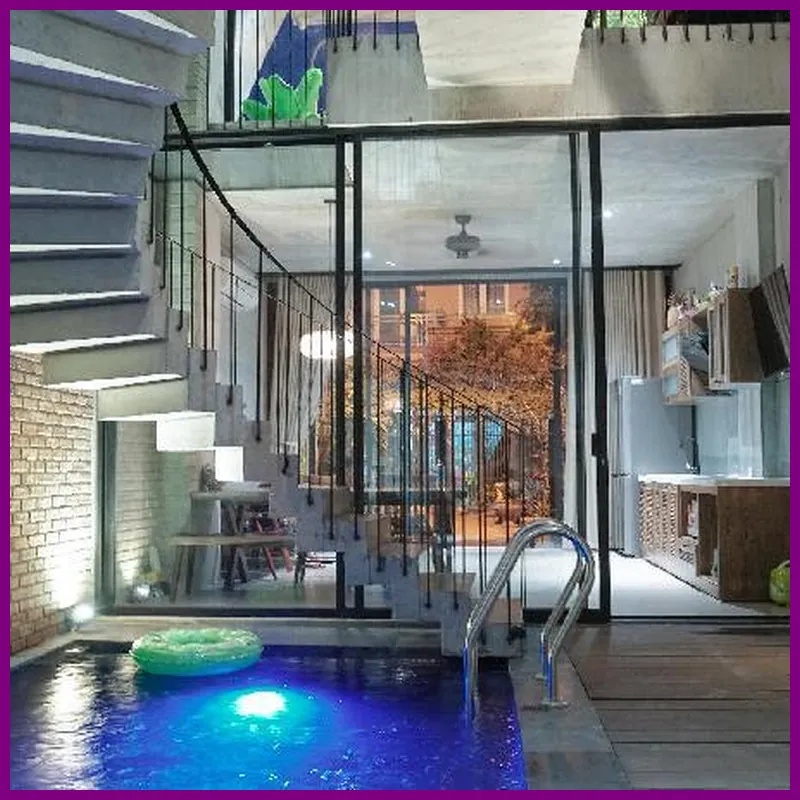 GREEN CONCRETE VILLA- INDOOR POOL & SAUNA 호텔 시설 이미지